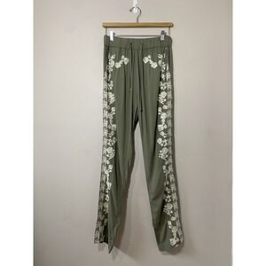 Sundance Floral Embroidered Elastic Drawstring‎ Waist Pants Viscose Size XSMALL